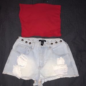 forever 21 booty shorts🎂